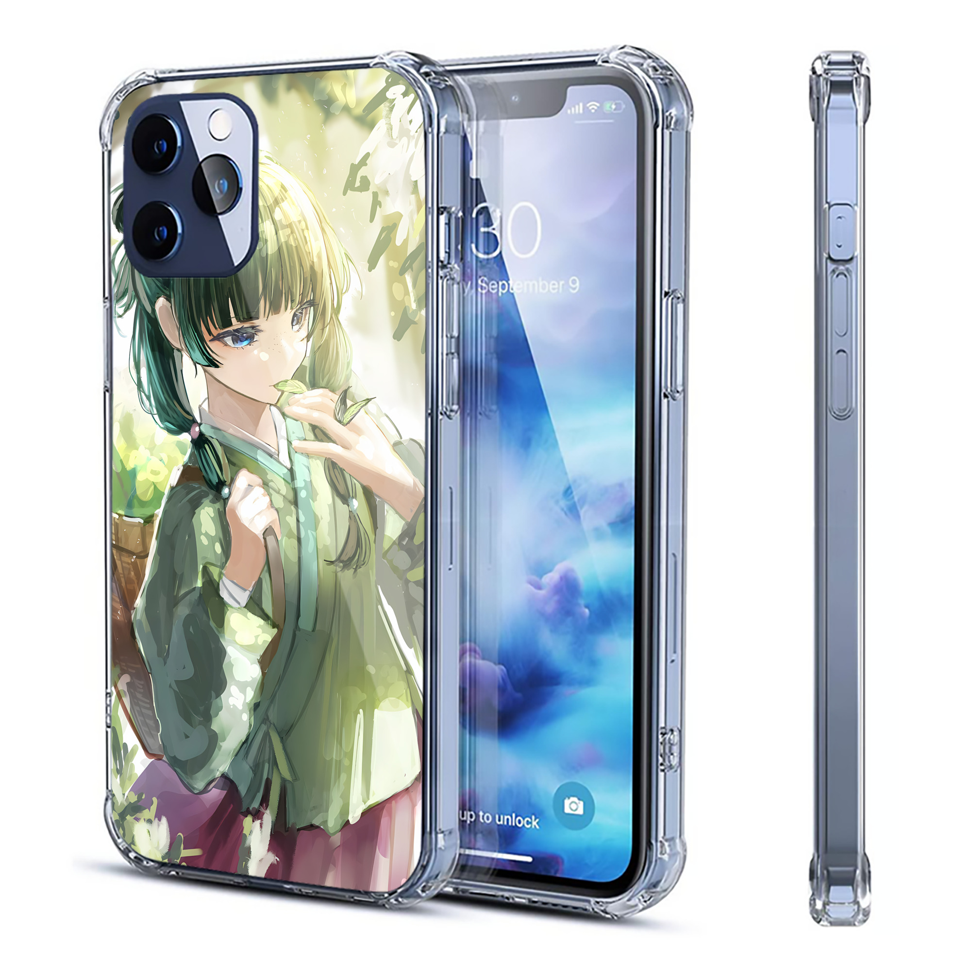 （画像用） 薬屋のひとりごと The Apothecary Diaries 【iPhone 12シリーズ対応】透明スマホケース（クリアソフトケース）